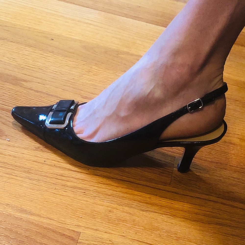 Karen Scott open heel shoes